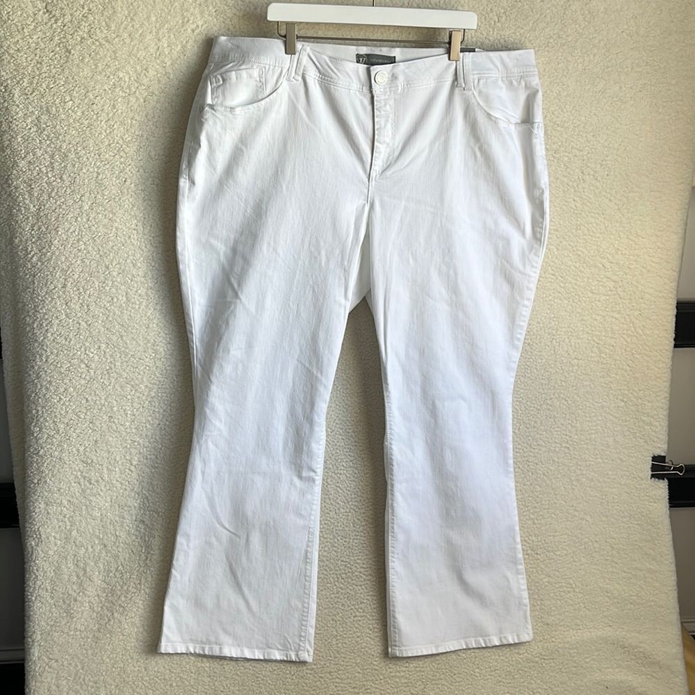 Wit and Wisdom Jeans Womens Size 25W White Itty Bitty‎ Bootcut
